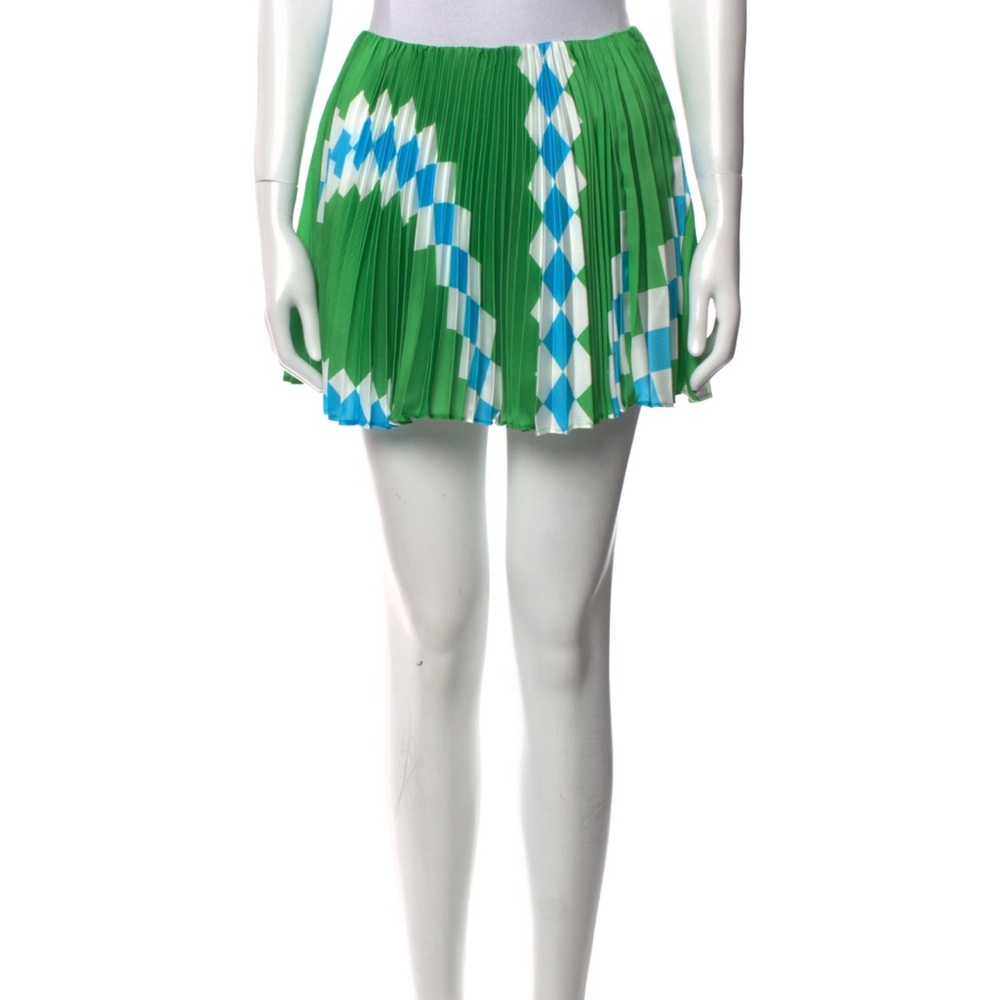 Monse pleated printed skirt